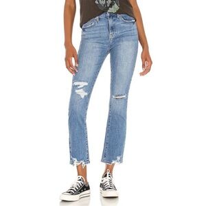 Pistola Lennon High Rise Crop Boot Jeans 26 Distressed in Meyer Wash